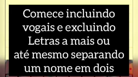 Criando Nome Para Seus Personagens em 5 Segundos