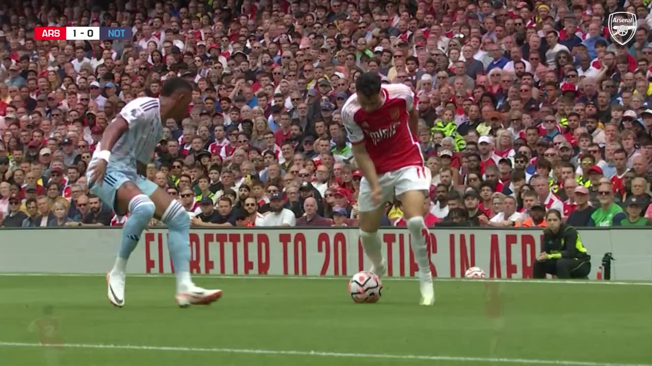 HIGHLIGHTS - Arsenal vs Nottingham Forest (2-1) - Premier League - Nketiah, Saka