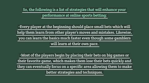 Place your bets efficiently and make you learn some of the game rules very quickly