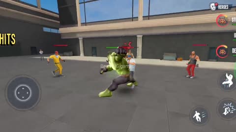 Hulk fighting