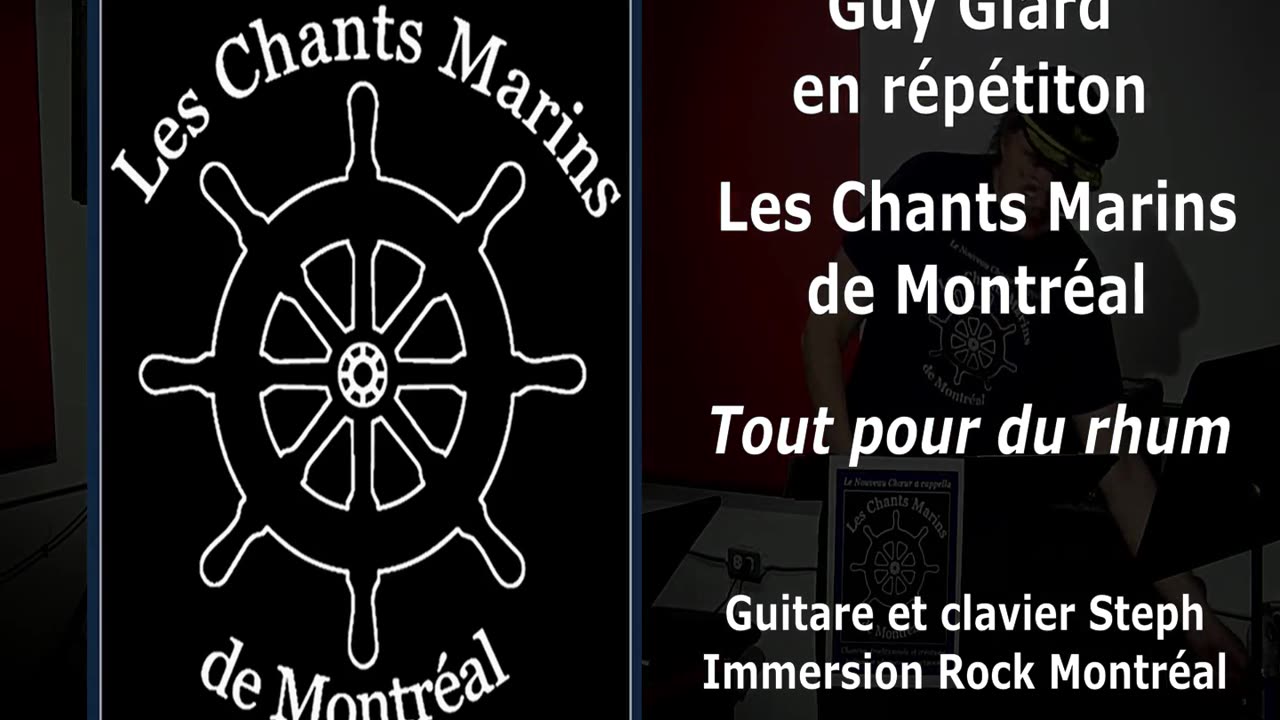 Voici Tout pour du rhum, Les Chants Marins de Montréal. Monsieur Bonheur & Shantyman