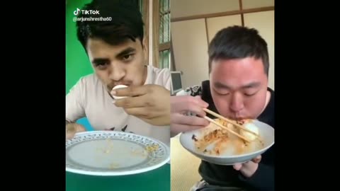 Funny Food Challange On TikTok