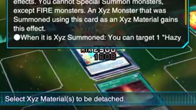 Yu-Gi-Oh! Duel Links - Xyz Monster Hazy Flame Basiltrice Gameplay (Rage of Volcano SR Card)