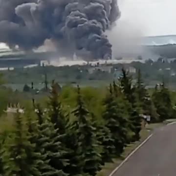 In Artemovsk, fire at oil depot