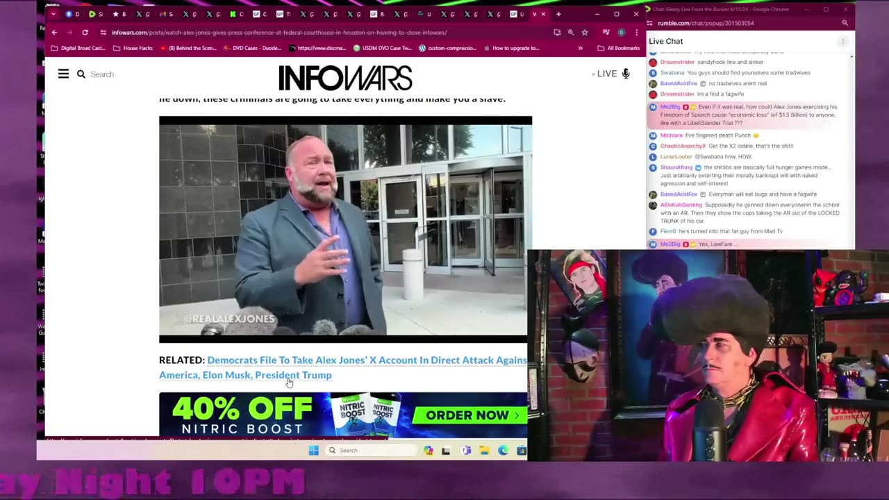 Alex Jones Still Fighting but Is he Going to be Forced to Liquidate Infowars?