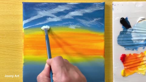 Draw White Clouds With A Brush