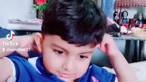 Cute kid in happy mode