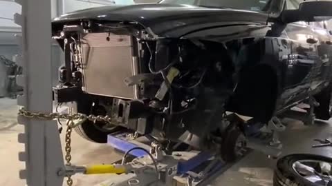 Automobile frame repair