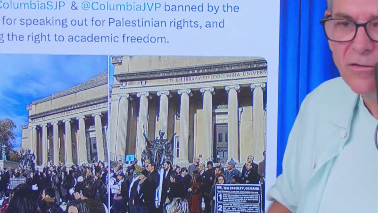 Columbia University bans student groups supporting Palestinians | The Jimmy Dore Show