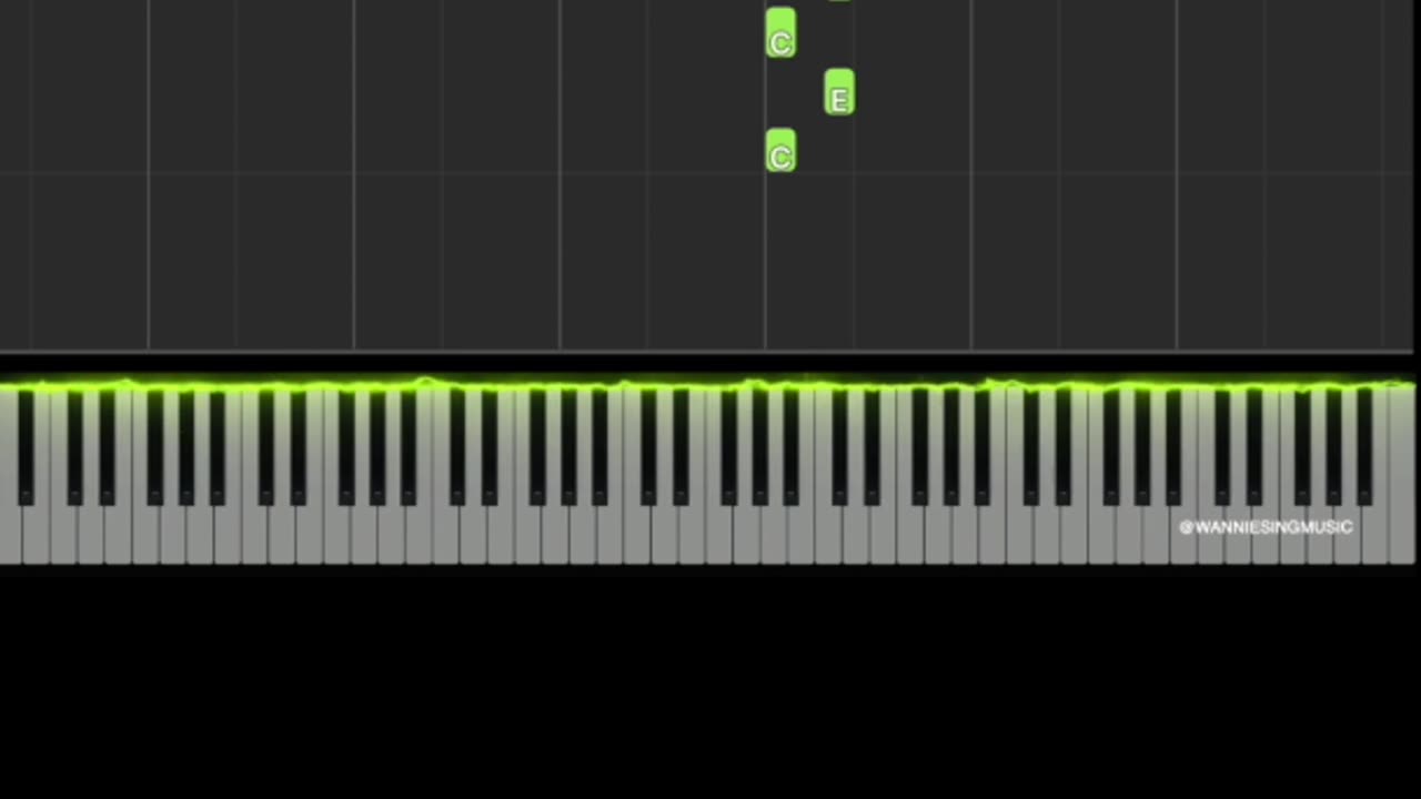 Piano tutorial of my upbeat music