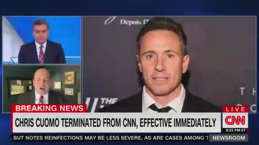 CNN Announces Anchor Chris Cuomo Fired