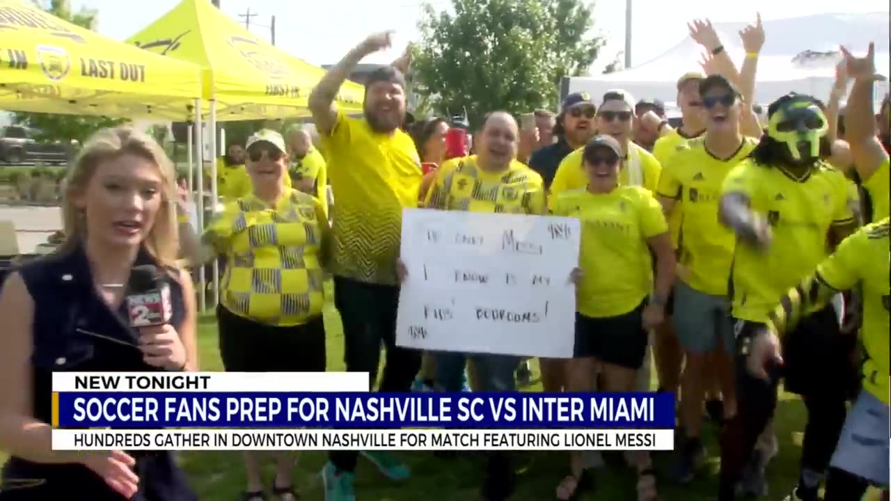 Soccer fans prepare for Nashville SC vs. Inter Miami