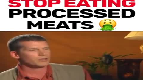 Processed meats not Healthy