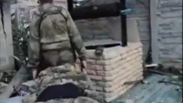 Raw footage of two Russian medics hitting a mine