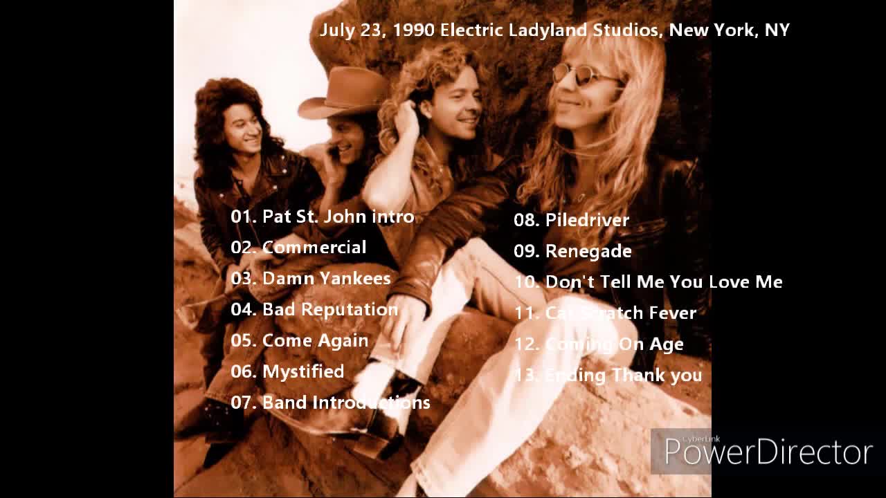 Damn Yankees Live July 23, 1990 Electric Ladyland Studios, New York, NY (1)