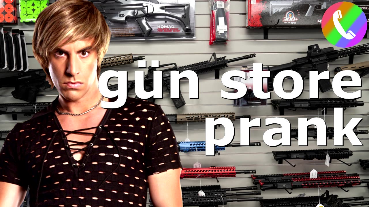 Brüno Calls Gun Stores - Prank Call