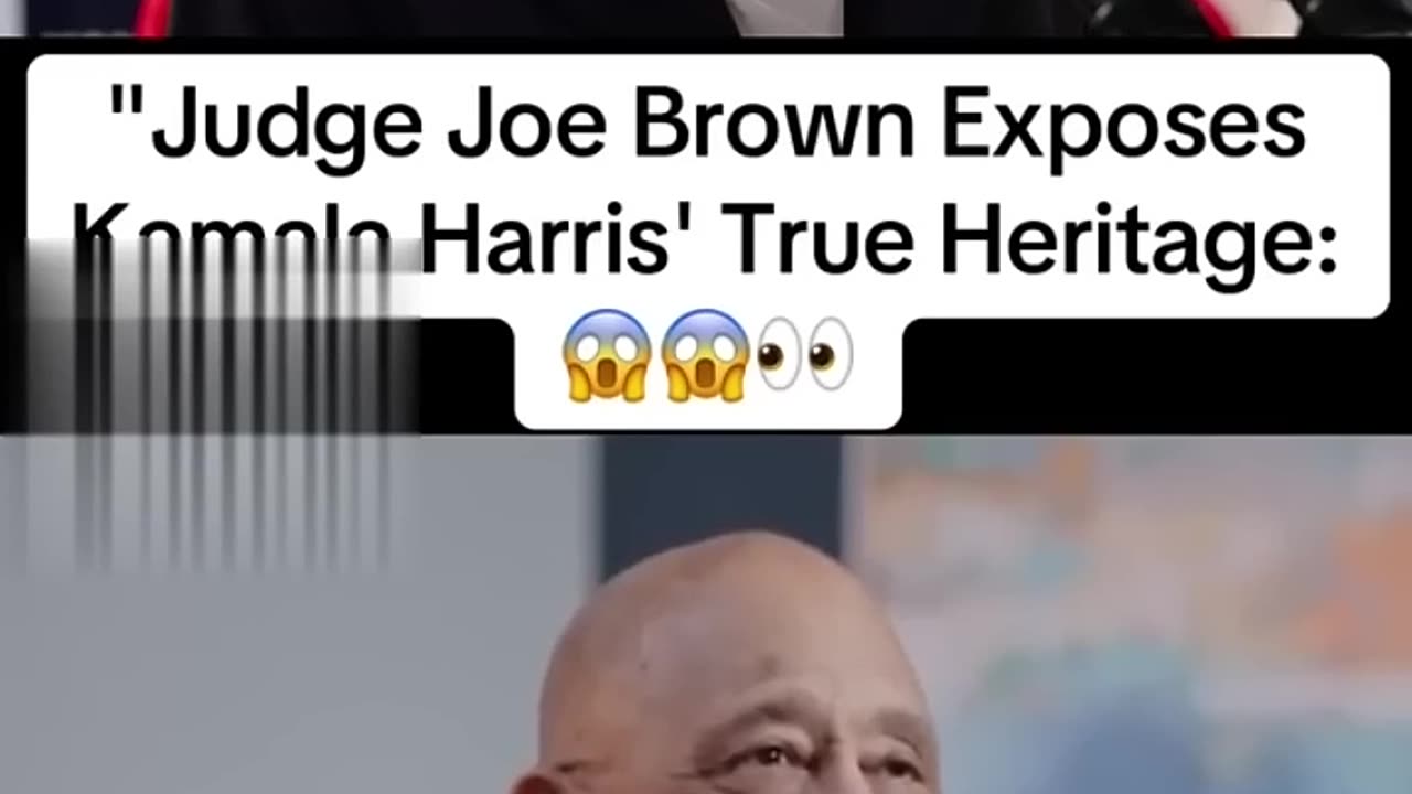 Scummie Life Swype - Judge Joe Brown Exposes Kamalow-IQ-Dumb-Brainless-Harris