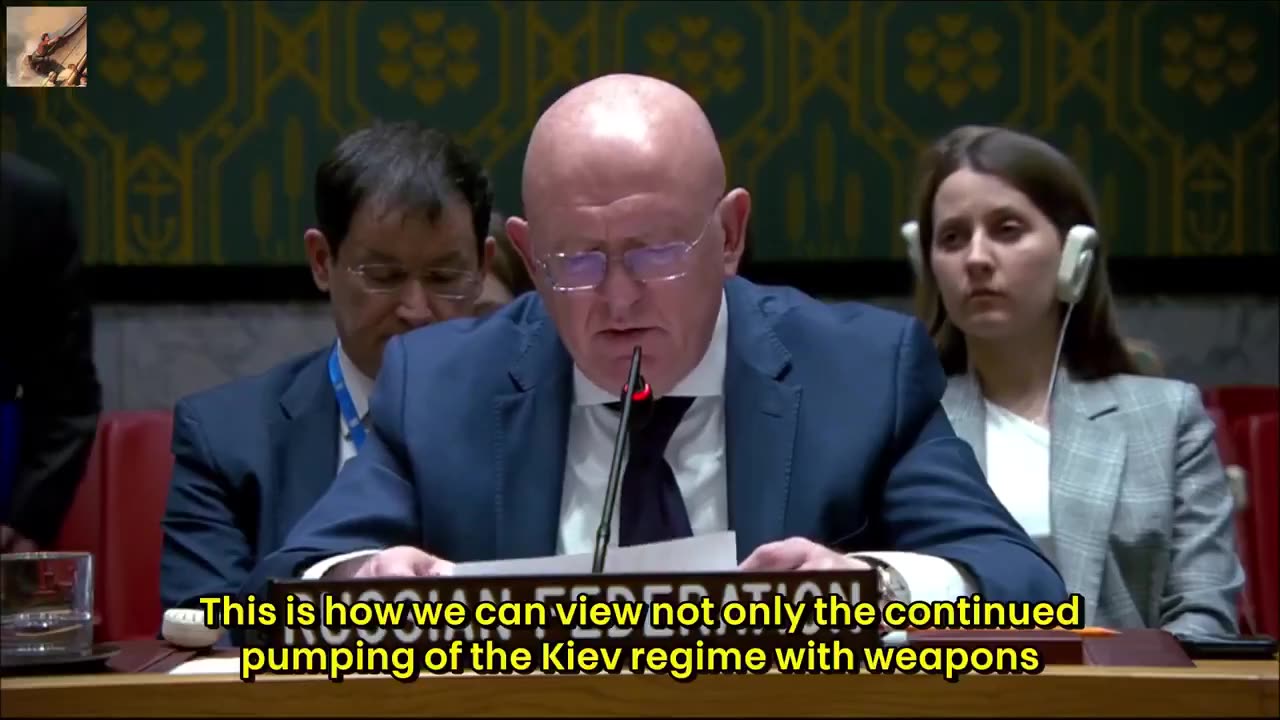 Russia's UN ambassador slams the United Kingdom for escalating the war in Ukraine.