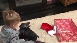 This child recieved the best gift ever