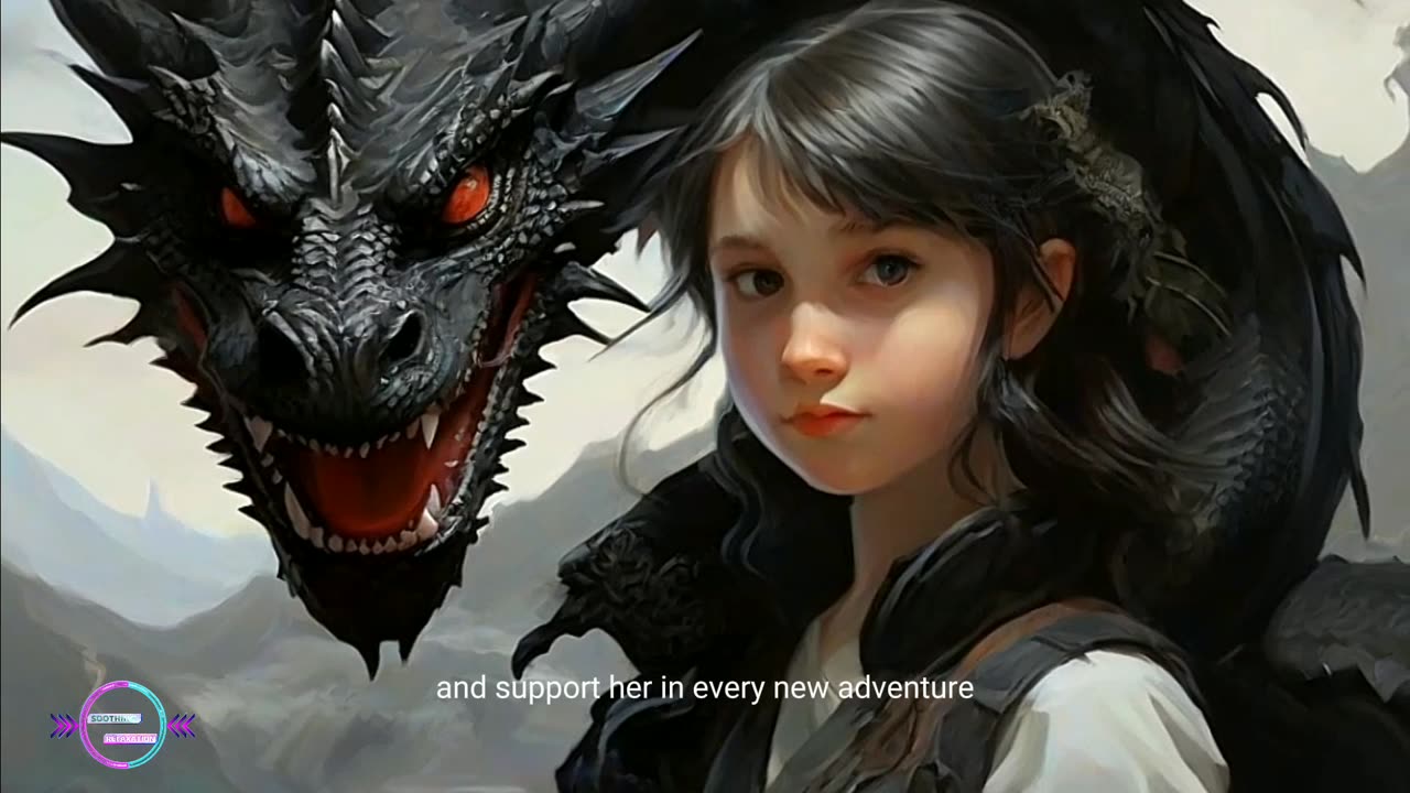 The story of a girl and a dragon, how the dragon began to protect the girl