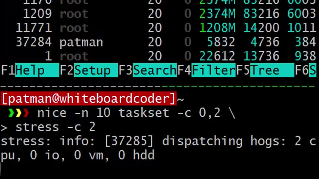 Linux: nice