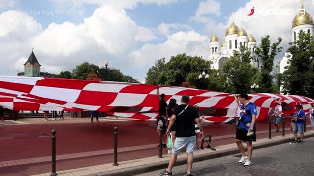 96-metarskanavijačka zastava u Kalinjingradu