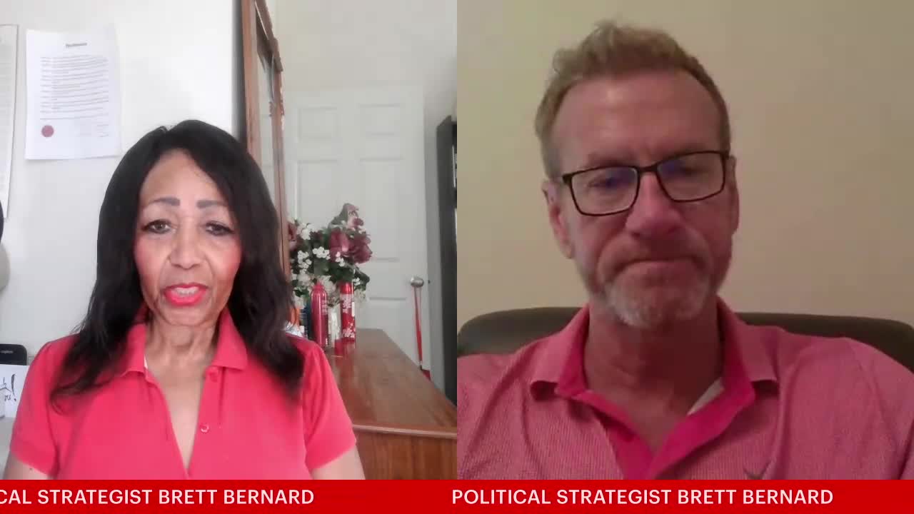 POLITICAL TALK WITH CHARLOTTE INTERVIEWS POLITICAL STRATEGIST BRETT BERNARD