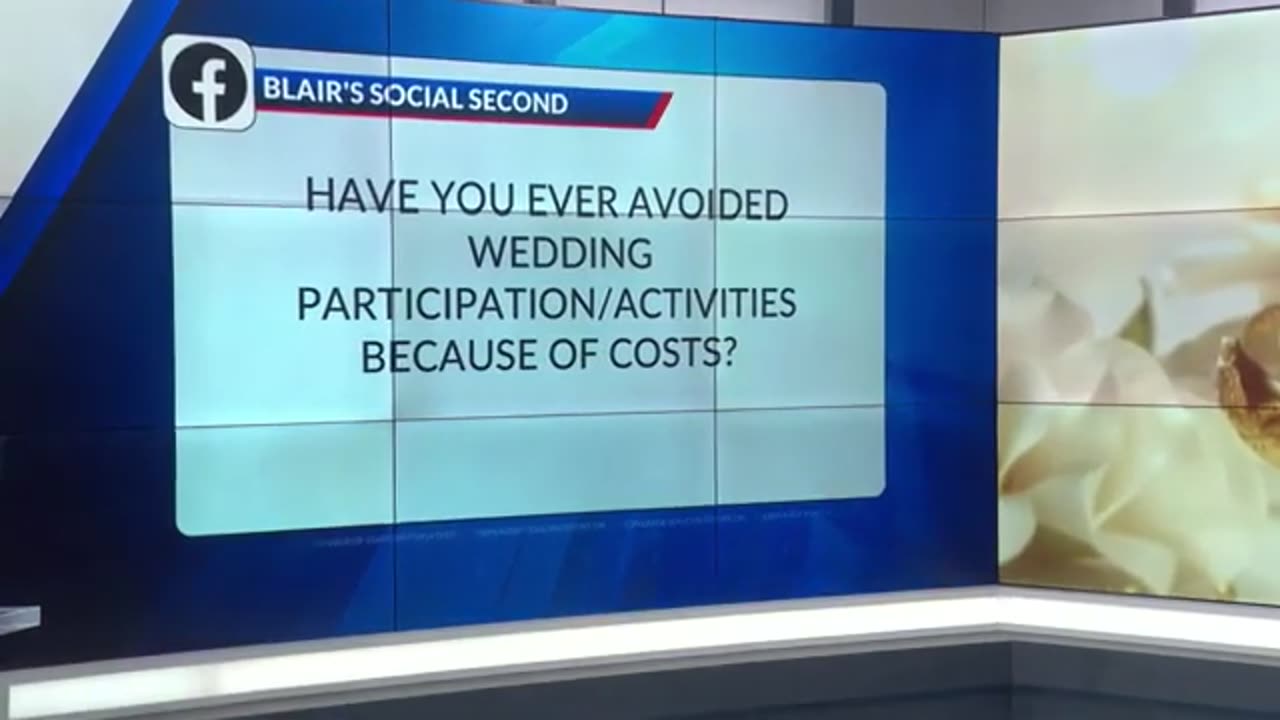 Blair's Social Second Have you ever avoided wedding participation activities because of costs ?