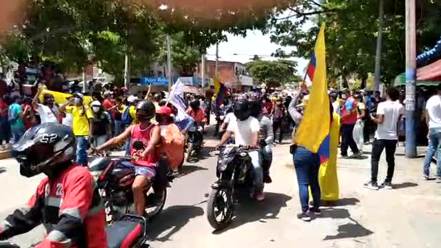 Manifestación del 12M llega al barrio San Francisco