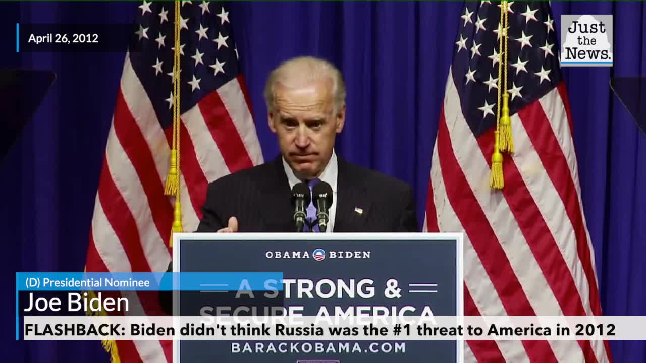 Biden calls Russia #1 threat to U.S. after slamming Romney for saying same thing in 2012