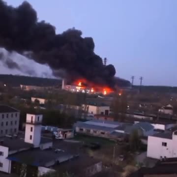 Trypilska TPP is burning after Russian airstrikes