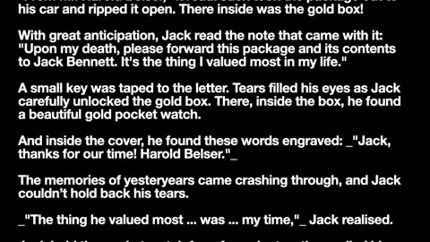 The Golden Box - Your Most Valuable Asset