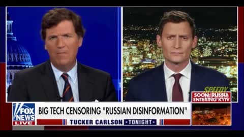 Big Tech censoring "Russian disinformation"