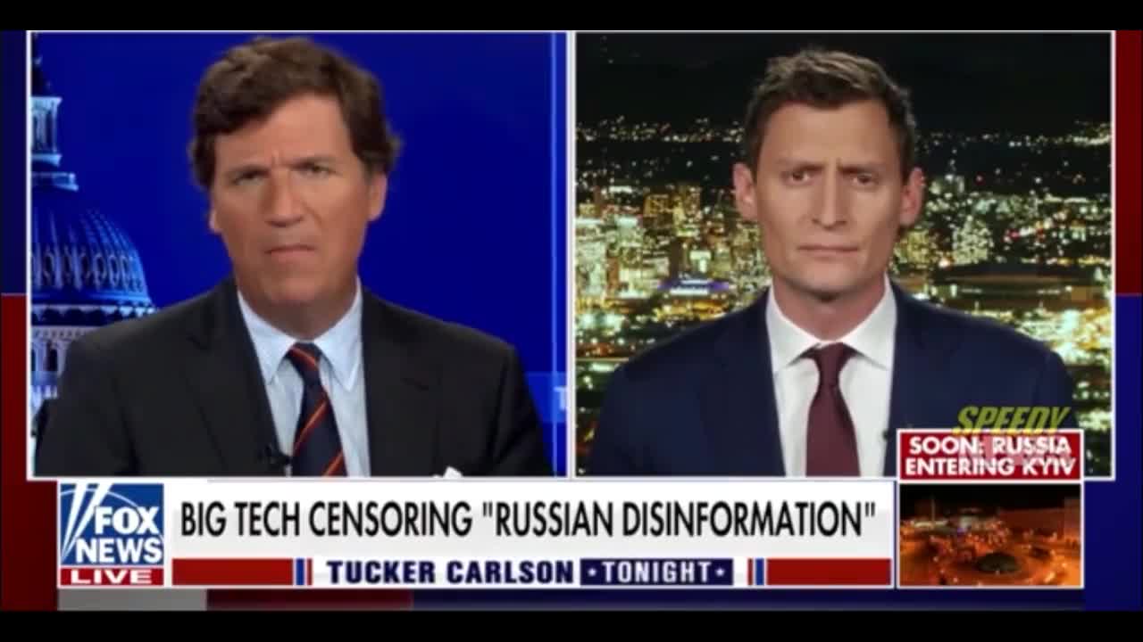 Big Tech censoring "Russian disinformation"