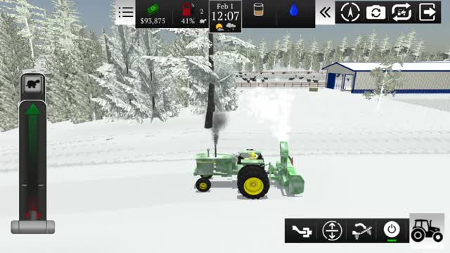 Farming USA 2 - blowing snow