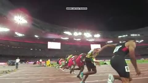 The untold story of Usain Bolt when he beats Justin Gatlin 100m (Bejing,2015)