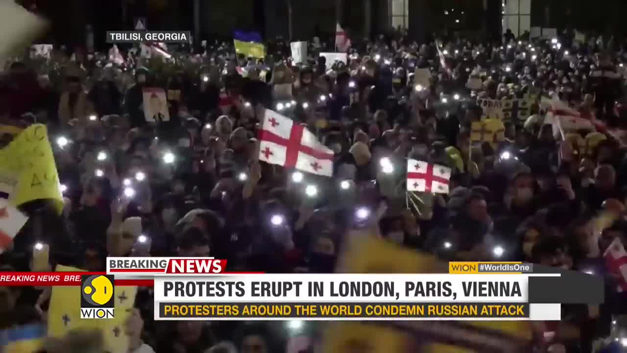 Protests against the Russian invasion of Ukraine erupts in several countries _ W