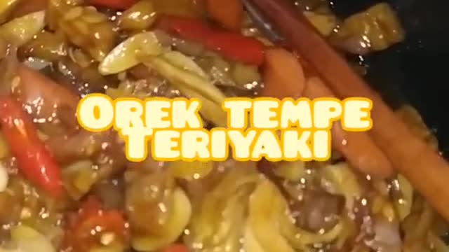 Delicious Recipes | Cooking Tempeh Teriyaki Orek