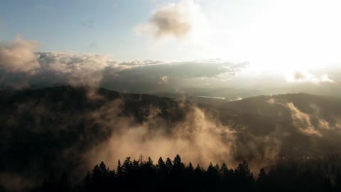 Drone View of Beautiful Mountain 4