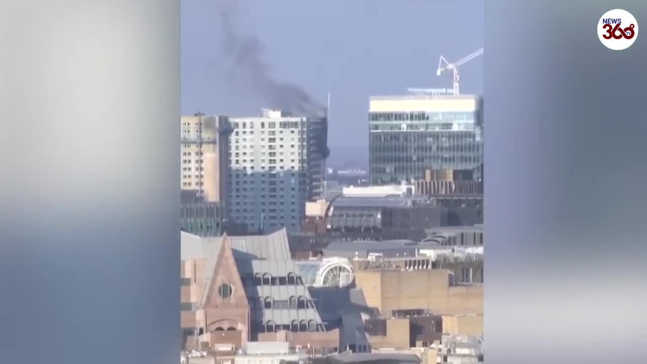 Firefighters tackle blazing tower block fire in London's Whitechapel