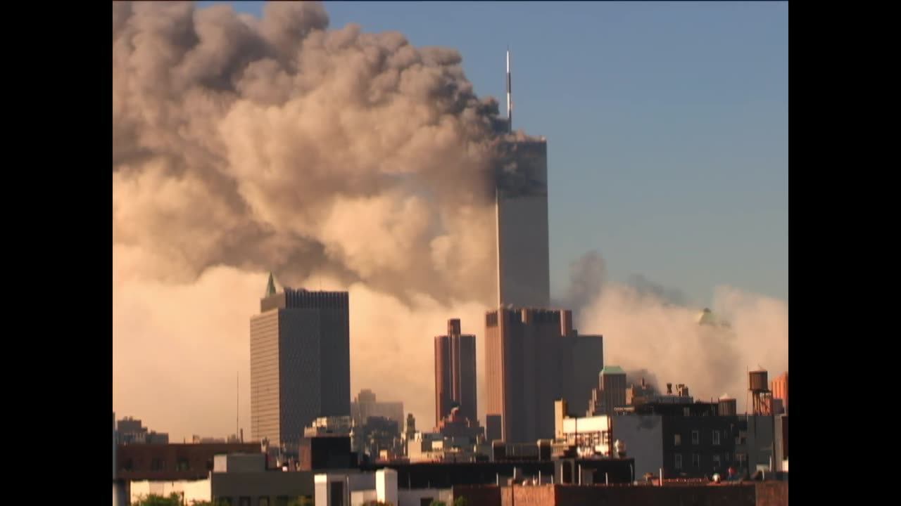 World Trade Center Collapse on 9/11/2001, Upscaled to 4K 60P