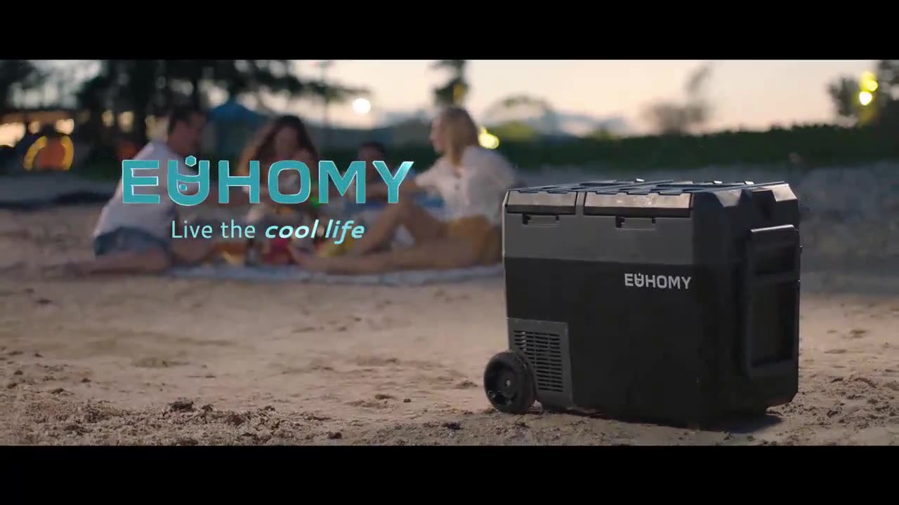 Euhomy: The Electric Cooler With A Fully Automated Ice Maker
