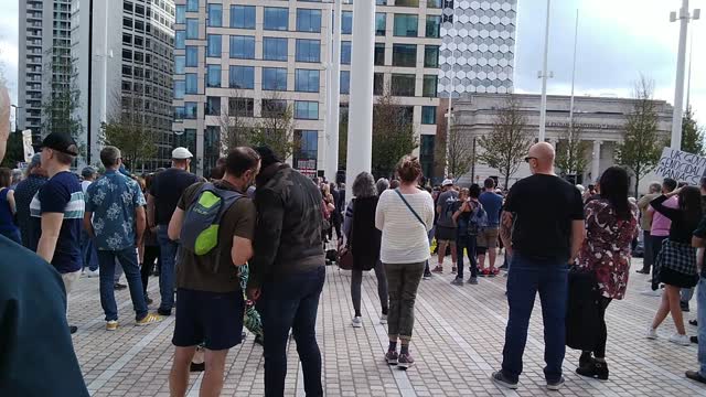 Birmingham Anti Lockdown Protest Sep 21 3