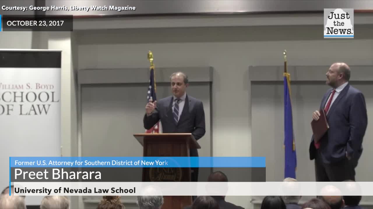 Preet Bharara October 2017 lecture