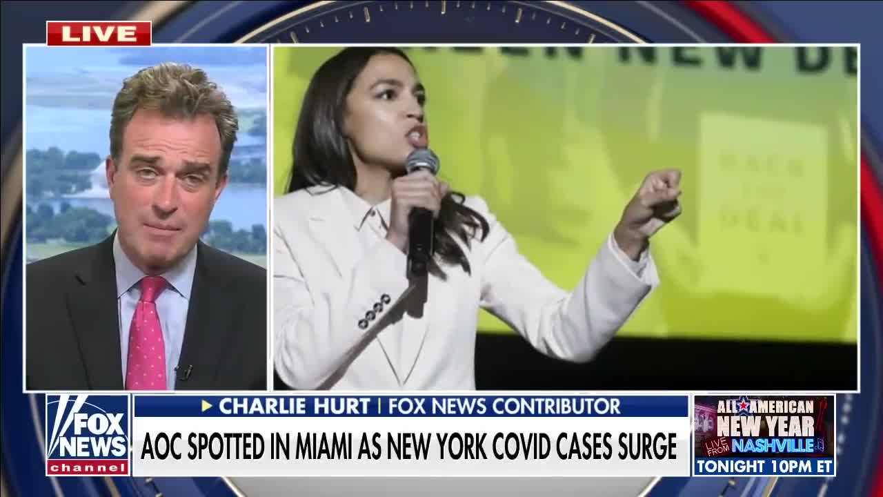 AOC roasted for maskless cocktail in Florida Dec 2021