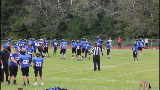 Amherst MS Football 40 vs. Menominee 16