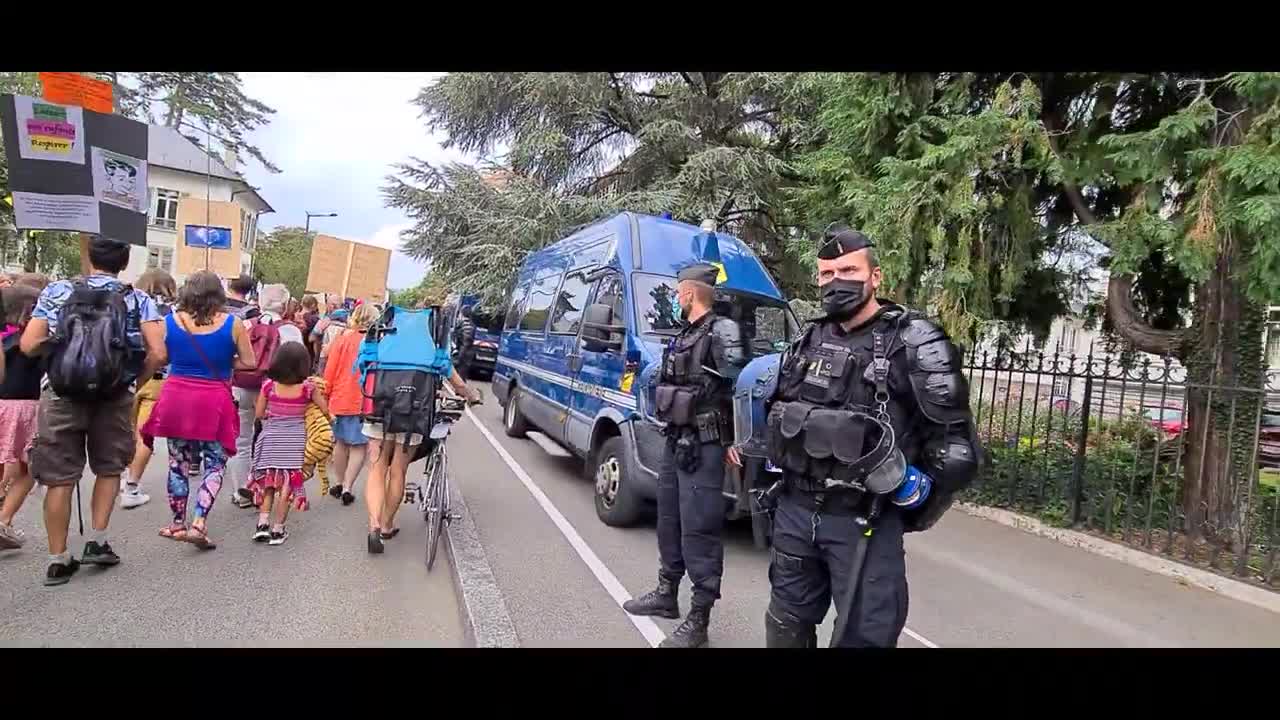 Manifestation Annecy le 04 09 2021