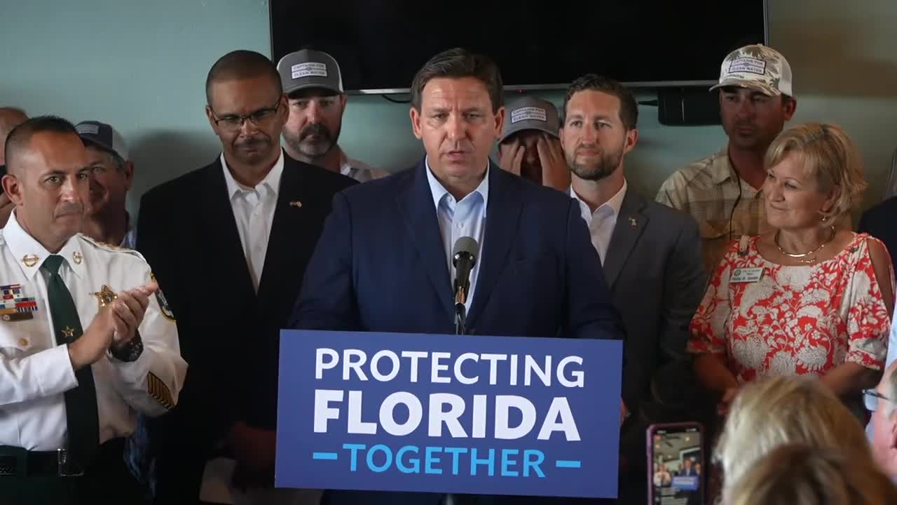 Gov. Ron DeSantis announces record $1.2 billion for Everglades restoration and protection of water resources.