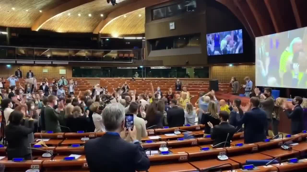 As the Titanic goes down