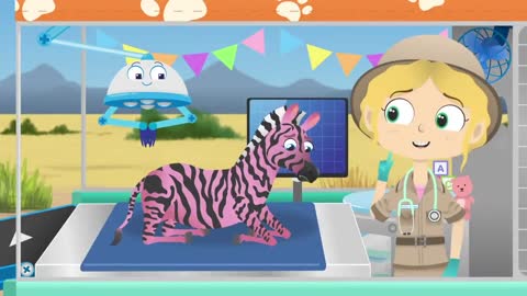 Asha The Cheetah | Dr Poppy on Safari | Animal adventures- Cartoons For Kids